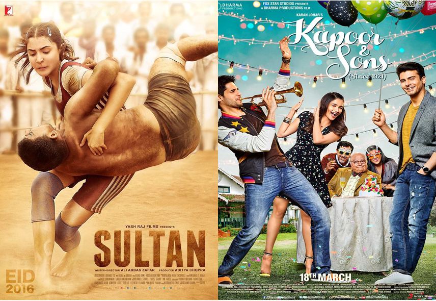 Sultan (Blockbuster) and Kapoor & Sons (Super Hit) at Overseas BO
