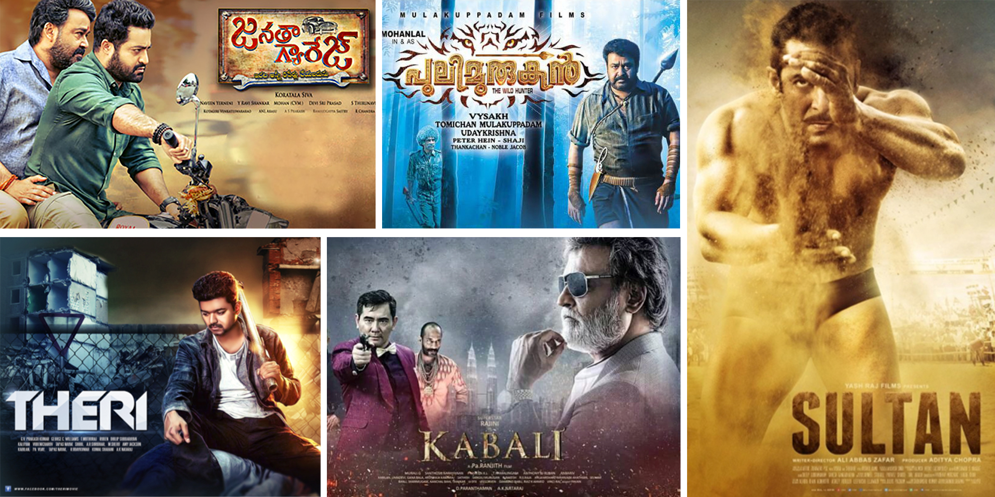 Top 5 Highest Grossing Indian Movies of 2016