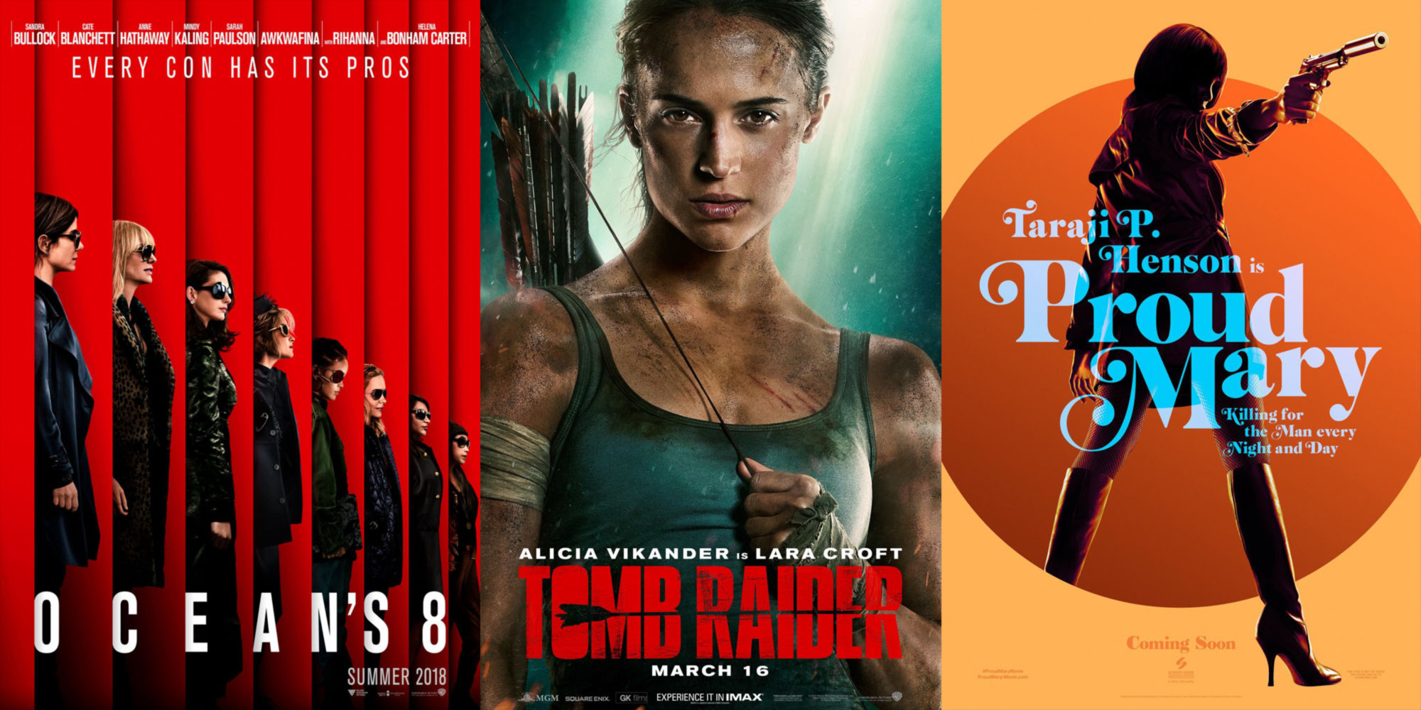 Female Action Heroes Will Dominate Cinema Screens in 2018