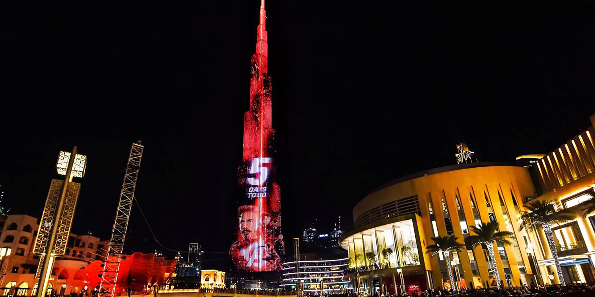 Burj Khalifa Lights up for MARVELous Avengers Ad Campaign