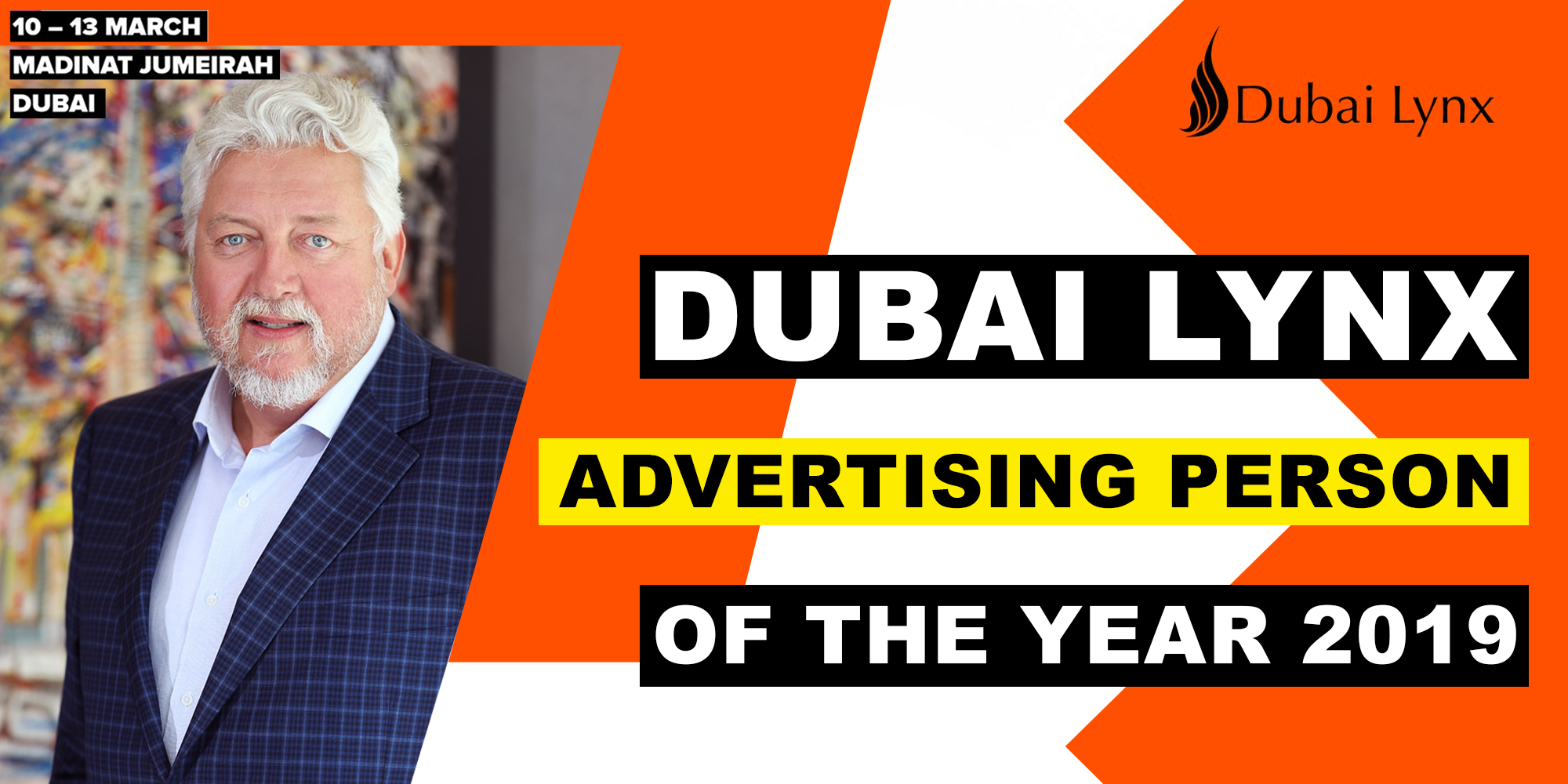 Dubai Lynx Names Ian Fairservice as Advertising Person of the Year 2019