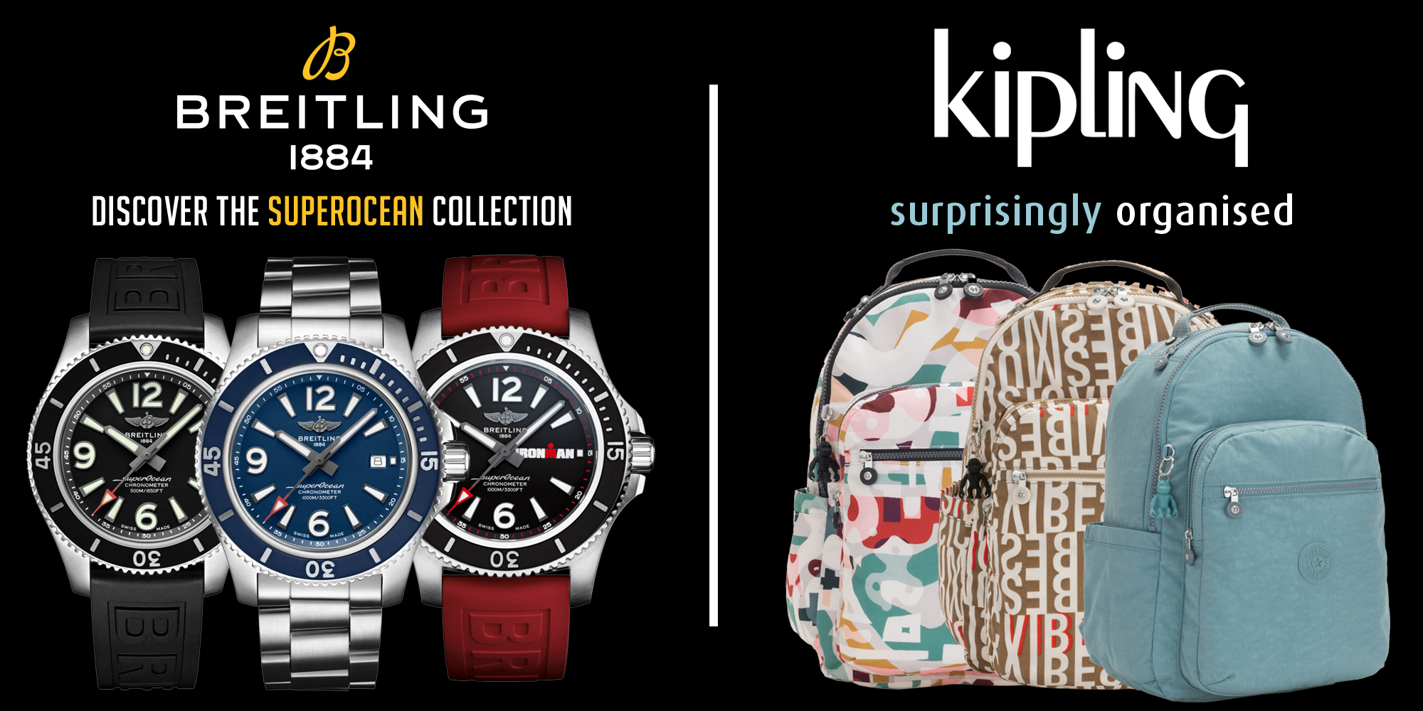 Breitling and Kipling | Cinema Campaigns | VOX Cinemas | Bahrain