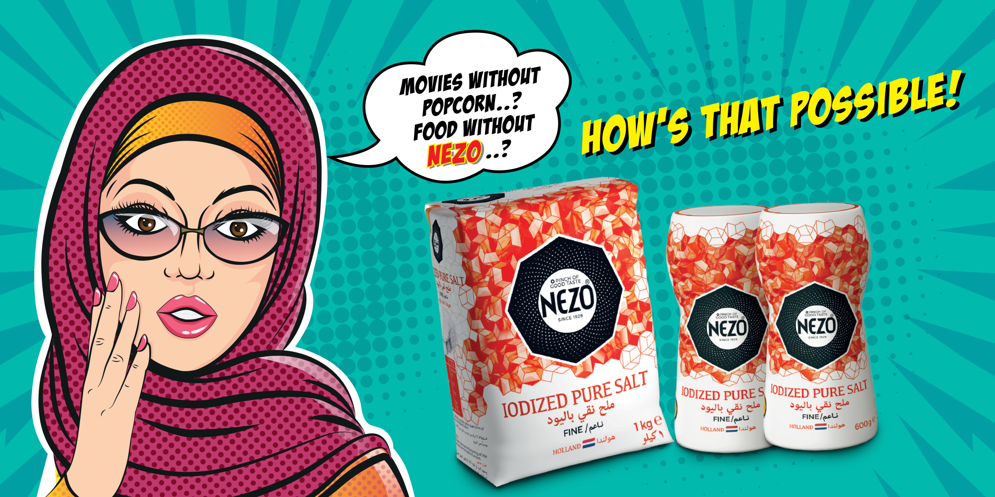 Nezo | Popcorn Box Branding | UAE