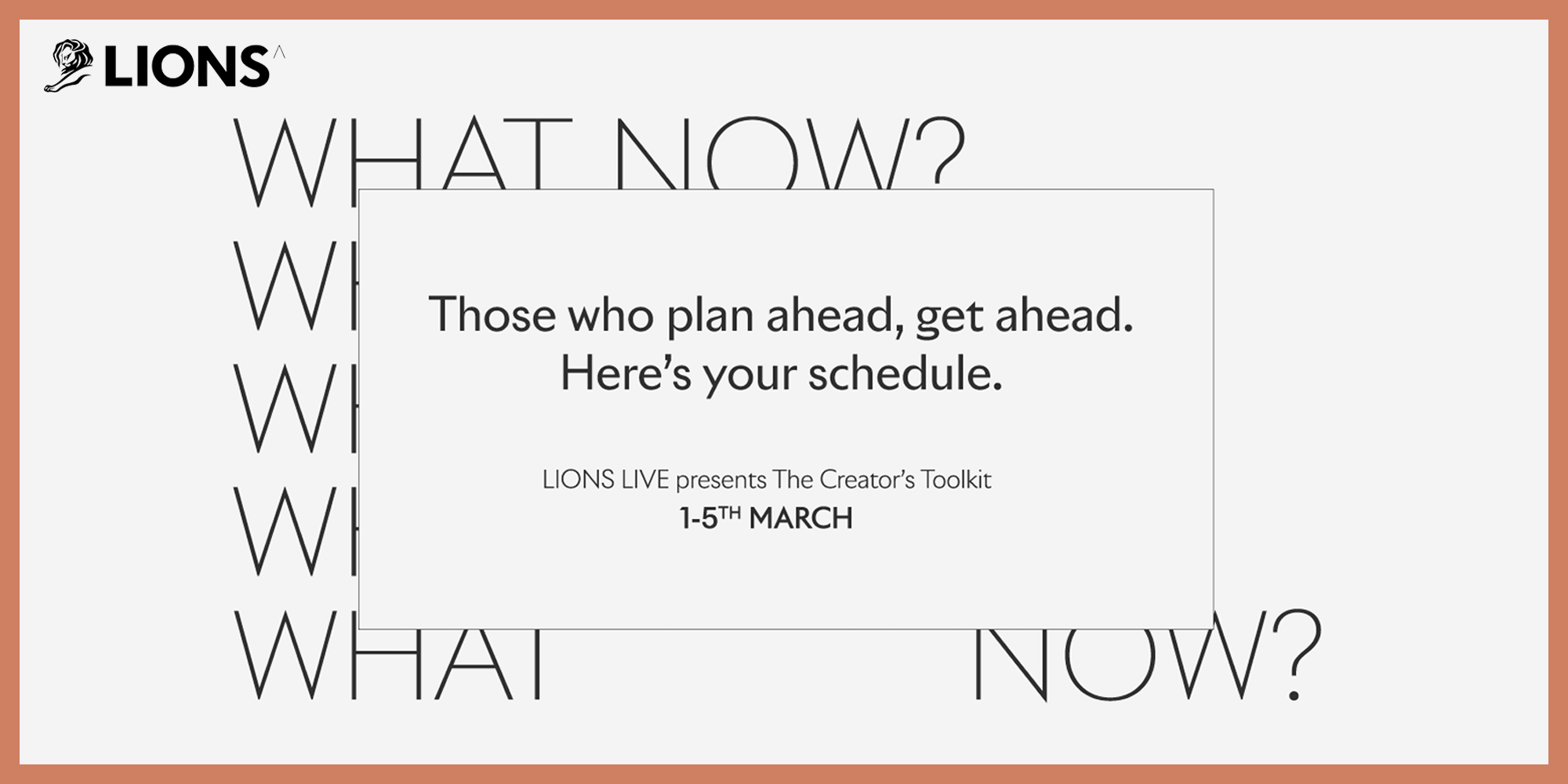 Agenda for the March 2021 Edition of LIONS Live