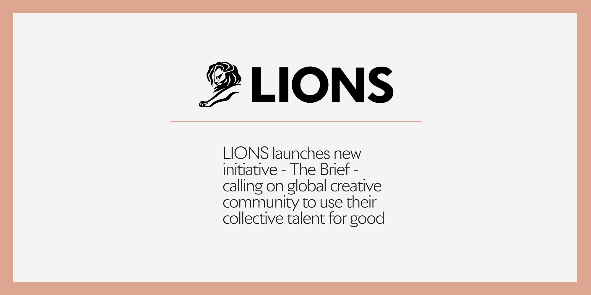 LIONS Launches New Initiative – The Brief