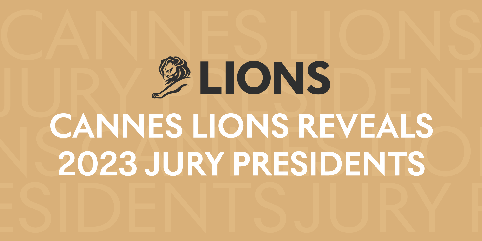 Cannes Lions Announces its 2023 Jury President Line-up